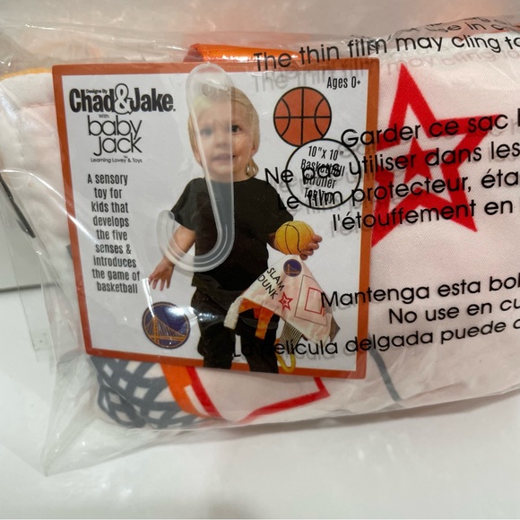 NWT The Learning Lovey: Goldenstate Warriors Baby Tag Toy - NBA Basketball - Picture 3 of 4